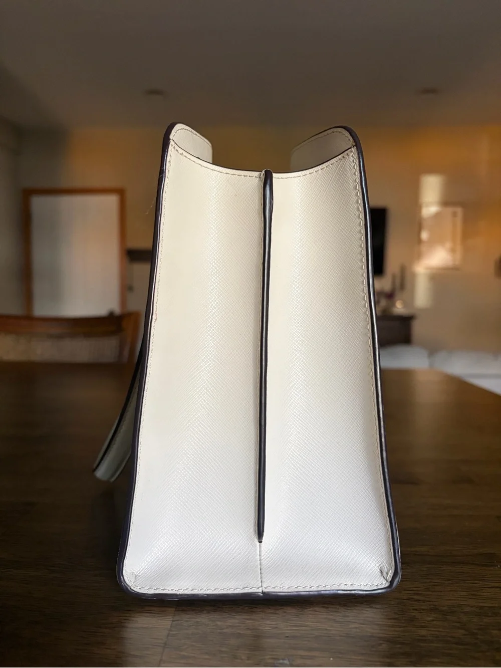 Ivory White Kate Spade Perry Purse W/ Detachable Strap - MSRP $399